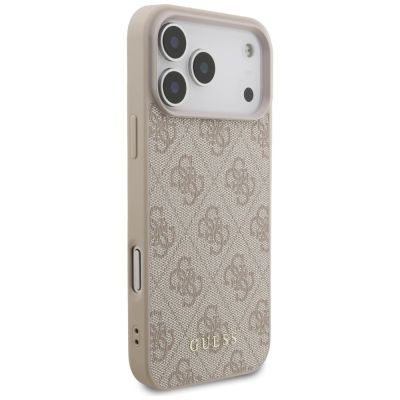 4. Etui Guess 4G Classic na iPhone 17 Pro Max - różowe