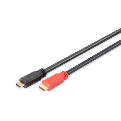 3. DIGITUS Kabel połączeniowy ze wzmacniaczem HDMI 1.4 High Speed 1080p60Hz FHD HDMI A/HDMI A M/M czarny 30m
