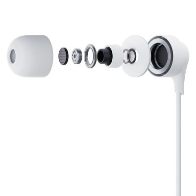 5. Słuchawki 3mk Wired Headphones przewodowe ze złączem USB-C - białe