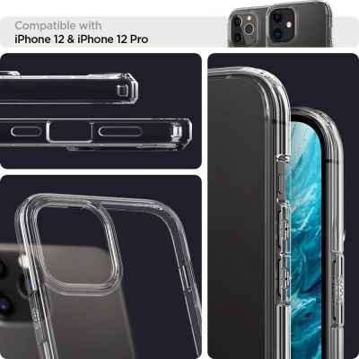 17. Etui Spigen Ultra Hybrid na iPhone 12 / iPhone 12 Pro - przezroczyste