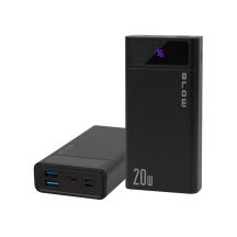 BLOW POWER BANK 20000MAH QC+PD 20W + LIGHTNING CZARNY PB20E