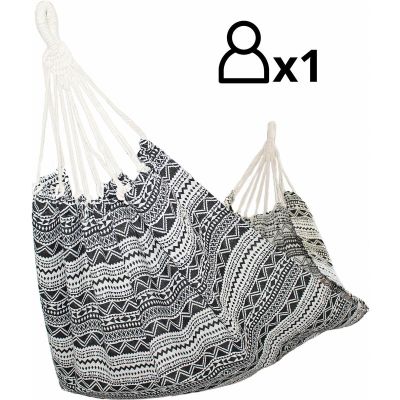 3. HAMAK OGRODOWY 1 OSOBOWY 200x100CM ETNO Z POKROWCEM 1063980