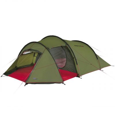2. Namiot High Peak Falcon 4 LW oliwkowo-czerwony 10334
