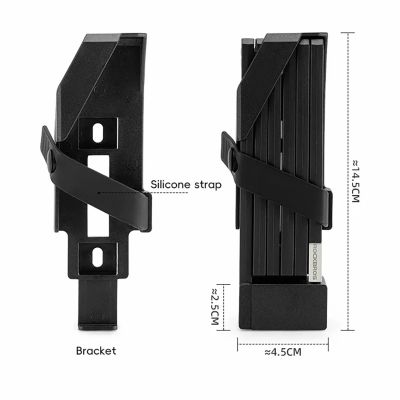 3. Zapięcie rowerowe Rockbros 32140003001 na klucz z uchwytem składane 88cm - czarne