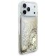 4. Etui Guess Liq. Glitter 4 Charms na iPhone 17 Pro Max - złote
