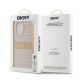 8. Etui DKNY Leather Mono Stripe & Metal Logo na iPhone 14 Pro Max - różowe