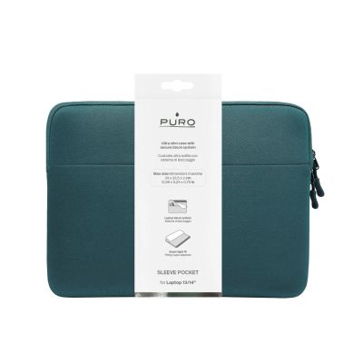 2. Torba Puro Slim Pocket na laptopa 13" - zielona