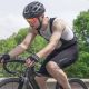 14. Spodenki rowerowe Rockbros RK2002M krótkie na szelkach z wkładką M - czarne