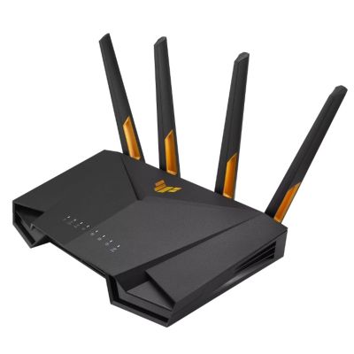 6. ASUS TUF-AX4200 Gaming AX4200 wireless router 2,5 Gigabit Ethernet Dual-band (2.4 GHz / 5 GHz) Black, Orange