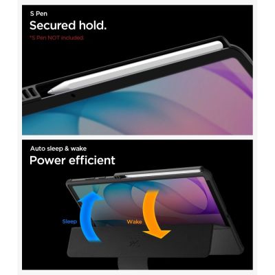 12. Etui Spigen Rugged Armor Pro na Samsung Galaxy Tab S12+ 12.6" - czarne matowe