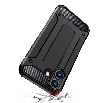 8. Etui Hybrid Armor na iPhone 17 pancerne - czarne
