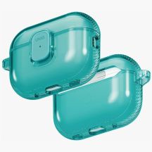 Etui UNIQ Glase Pro na AirPods Pro 3 Lock Case - przezroczysto-niebieski