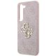 6. Etui Guess 4G Big Metal Logo na Samsung Galaxy S23 - różowe