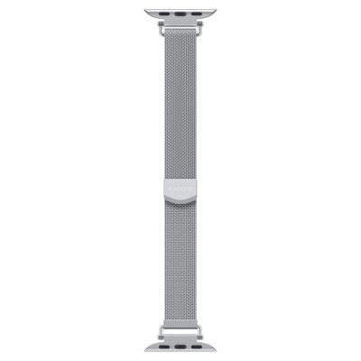 4. Pasek Spigen WBM4 na Apple Watch (40 / 41 / 42 mm) - srebrny