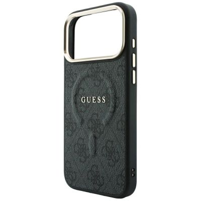 6. Etui Guess Embossed 4G Classic MagSafe na iPhone 17 Pro Max / 18 Pro Max - czarne