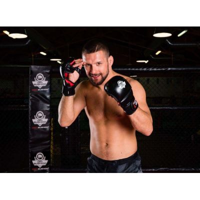 2. Rękawice MMAsparingowe L/XL - Phantom Red - Valor Series | DBX Bushido
