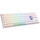 11. Ducky One 3 Classic Pure White TKL Gaming Tastatur RGB LED - MX-Clear klawiatura USB Niemiecki Biały