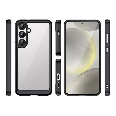 2. Etui silikonowe Outer Space Case z żelową ramką do Samsung Galaxy S25+ - czarne