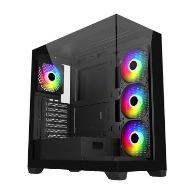 2. Obudowa FSP Geh Midi M340 BA ATX/ M-ATX/M-ITX/ARGB o.N. Black retail