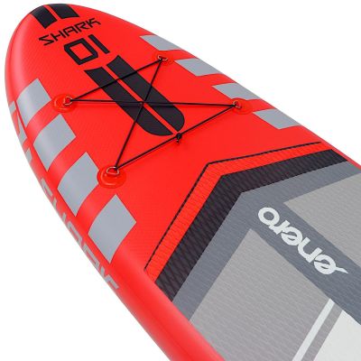 14. ZESTAW - DESKA SUP 150KG DMUCHANA ENERO 320x81x15CM SHARK