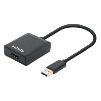 2. Manhattan 153690 stacja dokująca Przewodowa USB 3.2 Gen 1 (3.1 Gen 1) Type-A Czarny