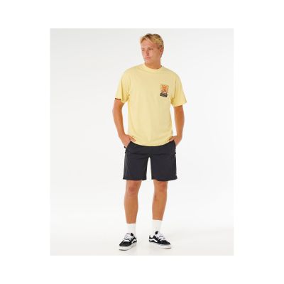 4. Koszulka męska RIP CURL Search Dawn Tee żółta