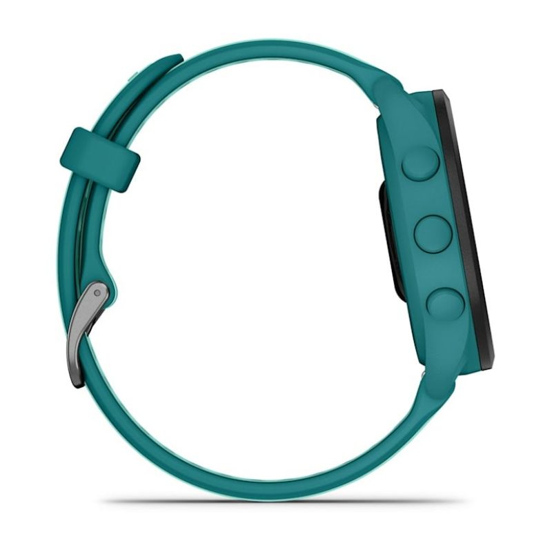 6. Zegarek sportowy Garmin Forerunner 165 Music AMOLED 43mm Turquoise Aqua