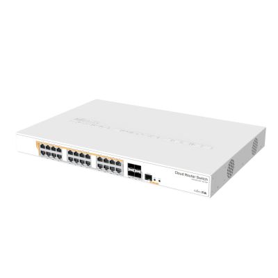2. Switch Mikrotik CRS328-24P-4S+RM 28p PoE (PoE+: 24;) 450W Managed Gigabit/10G