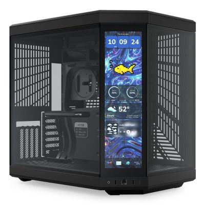 7. Obudowa Hyte Y70 Midi Tower Touch Infinite - Pitch Black