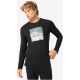 3. Longsleeve męski SUPER.NATURAL M LITHOGRAPHY MOUNTAIN LS czarny