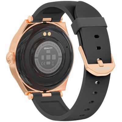 4. Smartwatch Gravity Różowe Złoto Czarny GT25-3