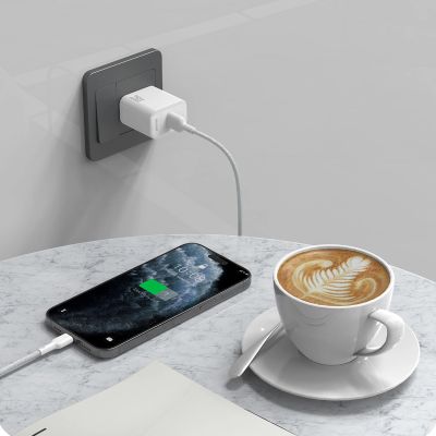 3. Kabel Dudao L9T 5A USB-A - USB-C 1m - biały