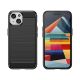 5. Elastyczne etui Carbon Case z wzorem karbon do iPhone 15 - niebieskie