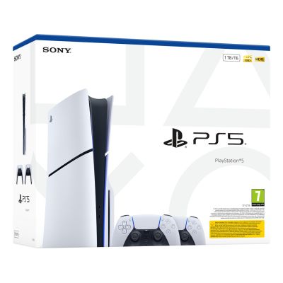 3. Konsola SONY PS5 Slim 1TB + kontroler white
