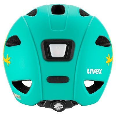 4. Kask rowerowy dziecięcy uvex oyo style monster lagoon matt 50-54