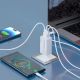 7. Wozinsky ładowarka GaN 65W z portami USB-A 2xUSB-C z kablem USB-C 65W - biała