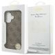 8. Etui Guess 4G Classic Logo MagSafe na iPhone 17 - brązowe