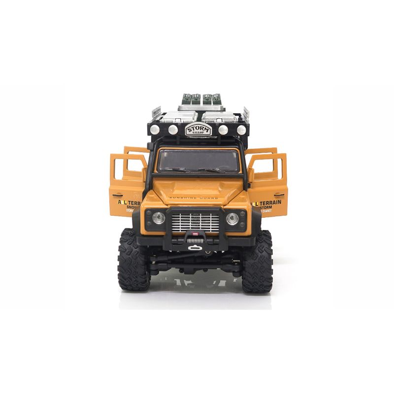 6. Samochód zdalnie sterowany Amewi RC Car D90X28 Crawler 4WD Li-Po Akumulator 300mAh Żółty wiek 8+