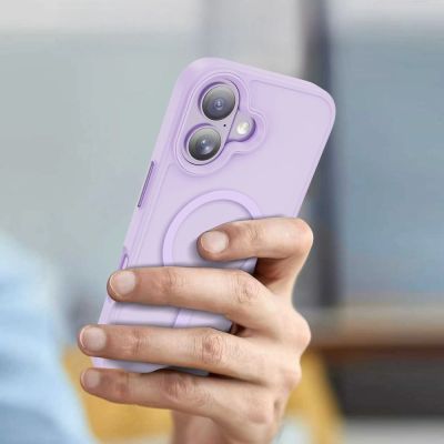 5. Etui Tech-Protect MagMat MagSafe na iPhone 17 - fioletowe