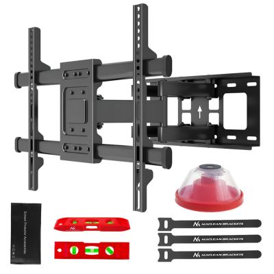 13. MACLEAN UCHWYT DO TV, MAX VESA 600X400, 32-85", 60KG, REG.KĄTA W PIONIE I POZIOMIE, PROFIL 65-390MM, CZARNY MC-789