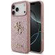 9. Etui Guess Fixed Glitter Big 4G na iPhone 18 Pro Max / 17 Pro Max - różowe