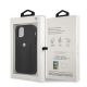 8. Etui BMW Leather Curve Perforate na iPhone 12 mini - czarne