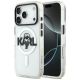 Etui Karl Lagerfeld IML Karl Sketch Logo MagSafe do iPhone 17 Pro - przezroczyste