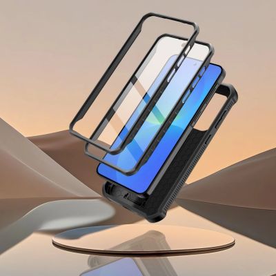 3. Etui Tech-Protect Kevlar Cam+ 2-Set na Samsung Galaxy A36 / A37 5G - czarne