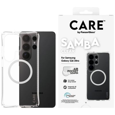 Etui CARE by PanzerGlass Samba Transparent Qi na Samsung Galaxy S26 Ultra - przezroczyste