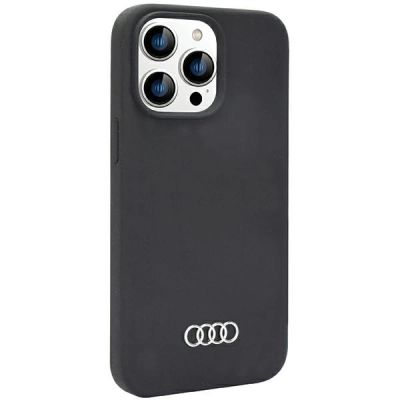 2. Etui Audi Silicone Case na iPhone 14 Pro - czarne
