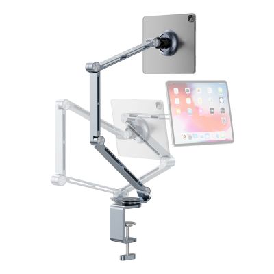 2. Uchwyt magnetyczny Wozinsky WTY0YS1 obrotowy 360° solidny na telefon tablet - szary