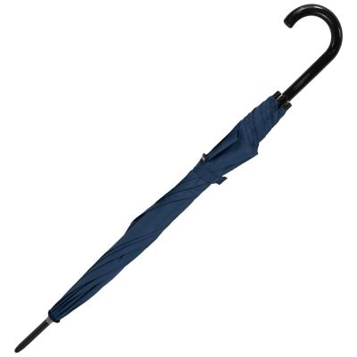 4. PARASOL DŁUGI PÓŁAUTOMATYCZNY Z ZAWIJANĄ RĄCZKĄ GRANATOWY SEMI LINE