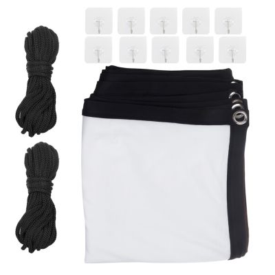 3. MACLEAN EKRAN PROJEKCYJNY, 120", 240X180CM, OBRAMOWANIE 25MM 4:3, HACZYKI DO NACIĄGU MC-169