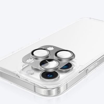 9. Szkło hartowane AMAZINGTHING Aviation-Grade Alloy Lens na wyspę aparatu do iPhone 16 Pro / 16 Pro Max - szare